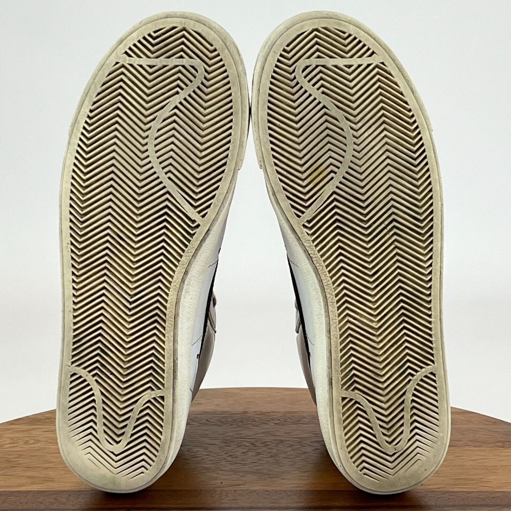 Womens Nike Blazer White Mid Vintage Leather Athletic Shoes Sneakers‎ Size 8 M - Picture 8 of 9